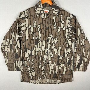 VTG Winchester Camo Field Shirt‎ Mens Medium Trebark Button Up Hunting 1980s USA